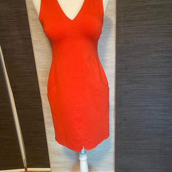 Banana Republic Orange Spring Dress!! - Picture 7 of 8